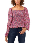 Vince Camuto Meadow Medley Smocked Top 9122191