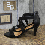 Style & Co. Womens Paysonn Criss-Cross Front Kitten Heels 10003086600 Black 10M