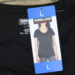 Kirkland Signature Womens Short Sleeve Pima Cotton T-Shirt Tee 1711740