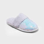 Art Class Girls Zoie Flip Sequin Scuff Slippers 88498298 Blue Multi M