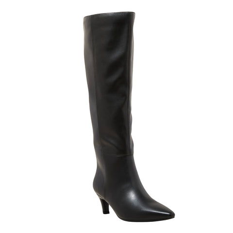 Universal Thread Kitten Heel Tall Dress Boots with Memory Foam Insole Black 8M