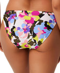 Bar III Women's Paradise Garden Tab-Side Hipster Bikini Bottoms Multicolor S