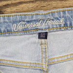 Universal Thread Womens High-Rise Boyfriend Jean Shorts 564089 Light Wash Blue 8