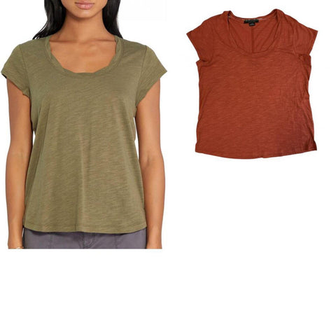 Social Standard by Sanctuary Women's Amber Scoop Neck Tee XT3137K6