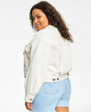 Levi's Trendy Plus Size Womens Cotton Baggy Trucker Jacket A34780002