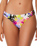 Bar III Women's Paradise Garden Tab-Side Hipster Bikini Bottoms Multicolor S