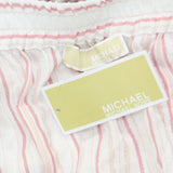 Michael by Michael Kors Metallic Striped One Shoulder Jumpsuit MS280Y94LZ