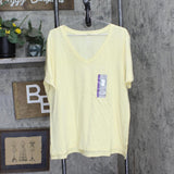 Member's Mark Womens Essential V-Neck T-Shirt Tee DLT4876S