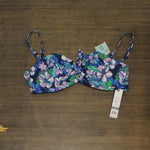 Sundazed Beka Floral-Print Bow Bikini Top F74150 Azure Blue 32D