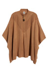 Anne Klein Womens Ribbed Trim Tunic Poncho Sweater 23000008