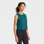 All In Motion Women's Active Cropped Tank Top 83870814