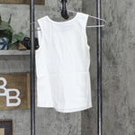 Calvin Klein Girls Performance Tank Top White Cut Out 8-10