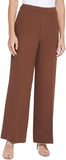 DKNY Womens Petites High-Rise Straight Wide Leg Pants XF2PX467