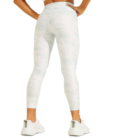 GUESS Women's Active Leggings with All Over Logo Print