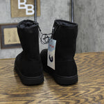 Cat & Jack Girls Holland Zipper Shearling Style Boots 88435448 Black 13