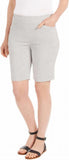 Hilary Radley Womens Midweight Mid Rise Pull On Bermuda Short 1364095