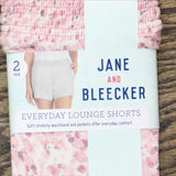 Jane & Bleecker 2 Pack Lightweight Lounge Sleep Shorts 1758971