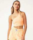 Cotton On Body Women's Ultra Soft Keyhole Vestlette Top Peach Sand Orange L