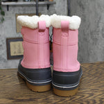 Cat & Jack Girls Faux Fur Kit Winter Boots AEX51 Pink 6