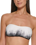 Calvin Klein Women's Printed Removable-Straps Bandeau Bikini Bra Top CG2TC484