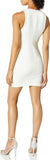 Likely Womens Sleeveless Manhattan Bodycon Dress with Studs White 6