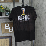 Acdc Men's Crewneck Short Sleeve Graphic Band Print Tee 14196