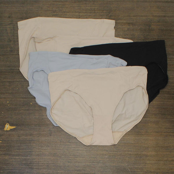 Hanes Premium Women's 4pk Tummy Control Briefs Underwear - Color May Vary  XL, MultiColored, by Hanes Premium