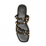 A New Day Womens Sharon Stud Slide Sandals 89998585 Black 10M