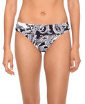 Lauren Ralph Lauren Graphic Paisley Hipster Bikini Black White 8 20145052