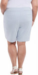 Hilary Radley Womens Midweight Mid Rise Pull On Bermuda Short 1364095