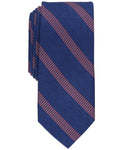 Bar III Men's Mellini Skinny Textured Stripe Tie 13C22-2063