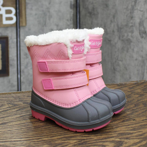 Cat & Jack Toddler Girls' Denver Winter Boots 88236571 Pink 6T