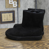 Cat & Jack Girls Holland Zipper Shearling Style Boots 88435448 Black 13