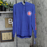 MLB Chicago Cubs Men's Lightweight Henley Hooded Sweatshirt 196761972257