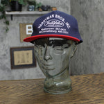 Mens Vintage TrueValue PA Snapback Baseball Hat Cap Navy Blue OS