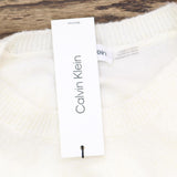 Calvin Klein Plus Size Crewneck Ribbed-Shoulder-Detail Sweater W2XSJ730