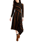 Taylor Asymmetrical Striped Dress 2579M