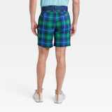 All In Motion Men's Plaid Golf Shorts 8" Inseam 87206075