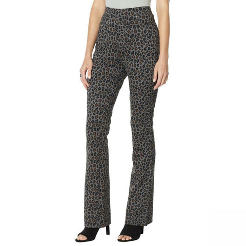 DG2 by Diane Gilman Pull On Stretch Ponte Knit Boot Cut Pants