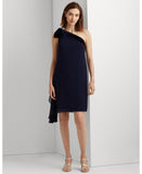 Lauren Ralph Lauren One Shoulder Mini Cocktail and Party Dress 253808477003