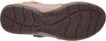 Clarks Women's Roseville Clog Flats Shoes 26162238 Dark Taupe Leather Brown 6.5M