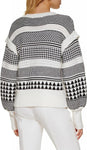 DKNY Womens Long Sleeve Crew Neck Sweater P2ISHZ68