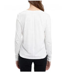 Social Standard by Sanctuary Women's Dylan Scoop Neck Long Sleeve T-Shirt Tee