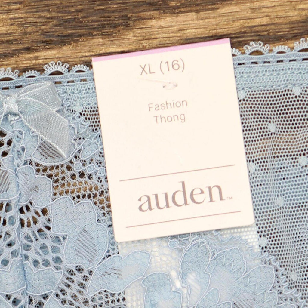 Auden Women's Lace Nylon Blend Thong White XL – Biggybargains