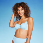 Wild Fable Womens Ribbed Underwire Bralette Bikini Top PID-X272XG