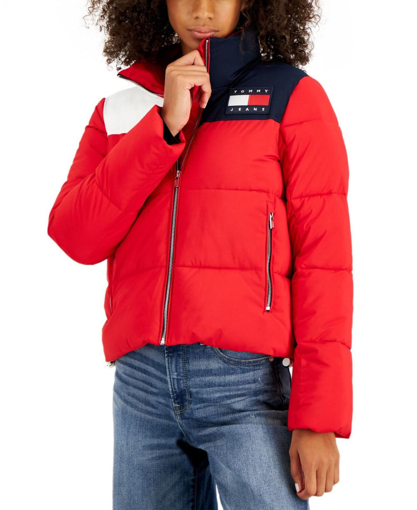 Tommy Jeans Women s Colorblocked Puffer Jacket T2GJ0HZE