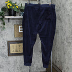 White Mark Womens Velour Knit Pants 16531f102530e7 Navy Blue 2XL