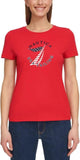 Nautica Women's Ladies USA Graphic T-Shirt Tee 1782652