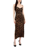 Taylor Women's Animal-Print Sleeveless Velvet Dress 2652M