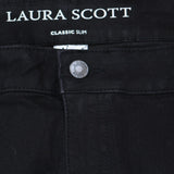 Laura Scott Womens Classic Slim Fit Mid Rise Jeans S23554-2